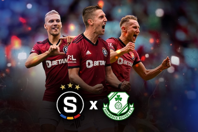 Nova Sport 1 dnes odvysílá odvetu AC Sparta Praha - Shamrock Rovers